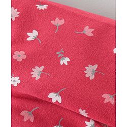 Babyhug 100% Cotton Full Length Bootie Legging Striped & Polka Dot Print Pack Of 3 - Red Pink