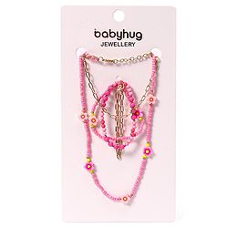 Babyhug Neck Piece & Bracelets - Multicolor