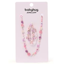 Babyhug Neck Piece & Bracelets - Multicolor