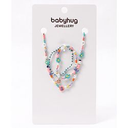 Babyhug Free Size Neck Piece & Bracelet Set- Multicolor