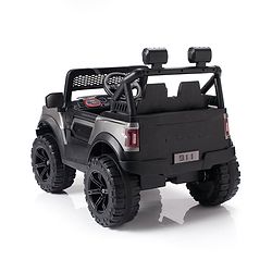 Babyhug Battery Operated Ride On Jeep With Lights and Music - Grey