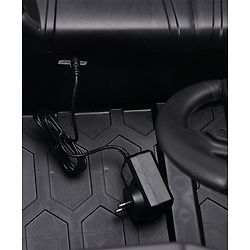 Babyhug Battery Operated Ride On Jeep With Lights and Music - Grey