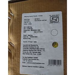 Babyhug Speedy Bicycle With Bell - Pink White| Storage Basket| Durable Brake