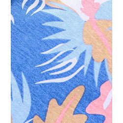 Babyhug Half Sleeves Cotton Knitted Zebra Printed Shirt - Blue
