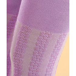 Cutewalk by Babyhug Anti Bacterial Footed Tights Solid - Lavender