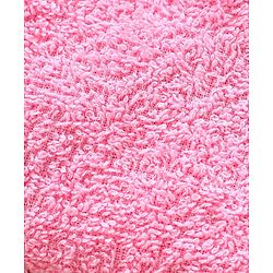 Babyhug Cotton Knit Hooded Towel Princess Embroidery - Pink