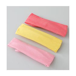 Babyhug Free Size Headbands with Bow Applique Pack of 3 - Pink & Yellow