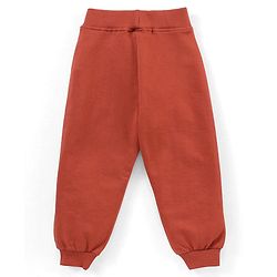Babyhug Cotton Looper Knit Full Length Lounge Pants Pack of 2 Text Print - Green & Maroon
