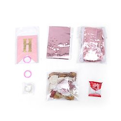 Babyhug Birthday Decor Kit Rose Gold - Pack Of 56