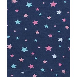 Babyhug 100% Cotton Singlet Slips Stripes & Printed Pack Of 3 - Grey Blue & Pink
