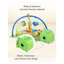 Babyhug 3 in 1 Baby Play Gym Turtle - Green