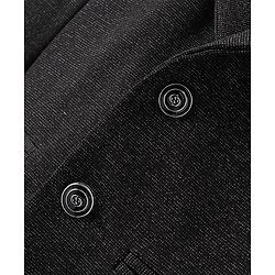 Babyhug Full Sleeves Solid Color Party Wear Blazer - Black