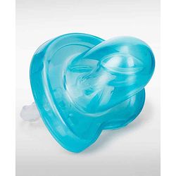 Babyhug Full Silicone Orthodontic Soother with Protective Cover Turquoise | BPA Free | Gentle on Gums | Easy to Sterilize |Psychological Breathing