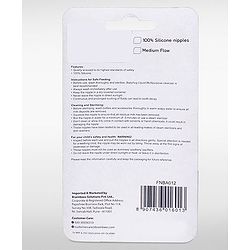 Babyhug Silicone Nipples Medium Flow - Pack of 2