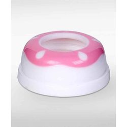 Babyhug Anti-Colic Sterilizable PP Feeding Bottle with Handle Pink 150 ml | BPA-Free | Leak-Resistant| Silicone | Mimics Natural Feeding