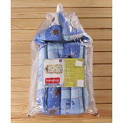 Babyhug Cotton lovely Friends Print Sleeping Bag - Blue