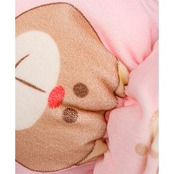 Babyhug Feeding Bottle Cover Bear Print Pink- Fits up to 260 ml