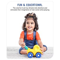 Babyhug Mini Truck Play Vehicle - Yellow & Blue