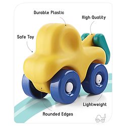 Babyhug Mini Truck Play Vehicle - Yellow & Blue