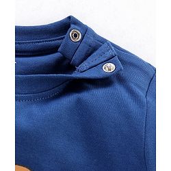 Babyhug Cotton Half Sleeves T-Shirt Tom & Jerry Print - Dark Blue