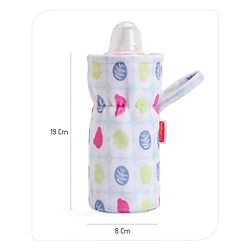 Babyhug Feeding Bottle Cover Star Print Pack of 2 Blue - Fits Upto 330 ml Each