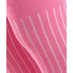Cutewalk by Babyhug Anti Bacterial Footed Tights Striped Pack Of 2 - Navy Blue & Pink