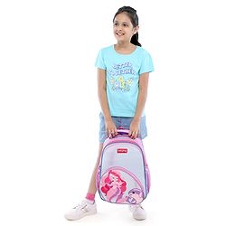 Babyhug School Backpack Mermaid Purple - 15.5 Inches