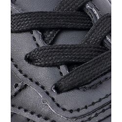 Cute Walk by Babyhug Solid Sneaker Shoes with Lace Up Closure - Black