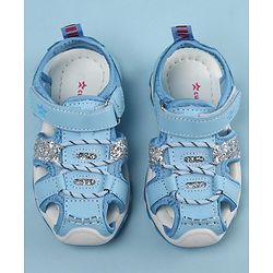 Cute Walk by Babyhug Velcro Closure Sandals - Purple