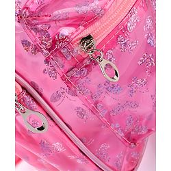 Babyhug Fashion Backpack Butterfly Design- Dark Pink