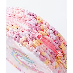 Babyhug Sling Bag Unicorn Print- Pink