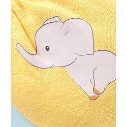 Babyhug 100% Cotton Knit Striped Mittens Pack of 3 - Green & Yellow