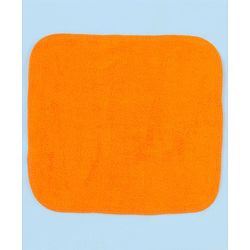Babyhug Knitted Terry Wash Cloth Pack of 6 Paws Print - Orange & White