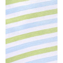 Babyhug 100% Cotton Sandos Stripes & Lion Print Pack of 3 - Blue Grey & Green