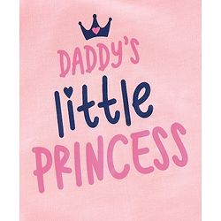 Babyhug 100% Cotton Half Sleeves Tee With Graphics And Text Print - Peach