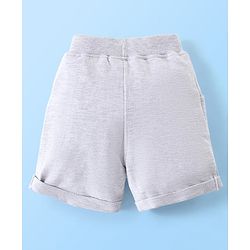 Babyhug Cotton Half Sleeves T-Shirt & Shorts With Mickey Mouse & Donald Duck Print - White