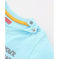 Babyhug Cotton Jersey Half Sleeves Striped T-Shirts Pack Of 3 - Yellow & Blue