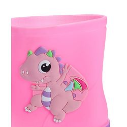 Cute Walk by Babyhug Slip On Gumboots with Dino Applique Yellow (Design May Vary)