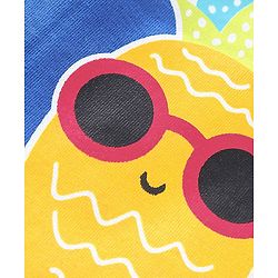 Babyhug Cotton Knit Half Sleeves T-Shirt with Fruity Print - Blue