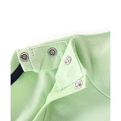 Babyhug Half Sleeves Cotton Jersey Lion and Text Printed T- Shirt - Green