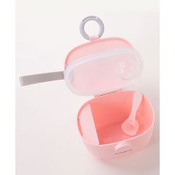 Babyhug Milk Powder Storage Container with Spoon - Pink