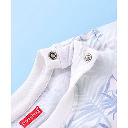 Babyhug Cotton Jersey Half Sleeves T-Shirt Text Print - White
