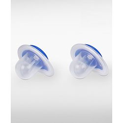 Babyhug Orthodontic Silicone Soother with Hygienic - Purple Cover Pack of 2 | BPA-Free |Baby Safe Pacifier |0+ Months