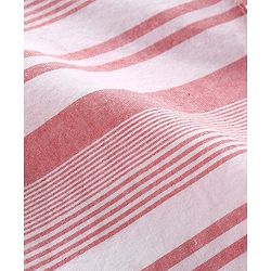 Babyhug 100% Cotton Half Sleeves Striped Shirt- Red