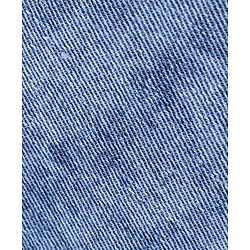 Babyhug Cotton Spandex Full Length Solid Color Stretchable Washed Denim Joggers - Blue