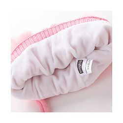 Babyhug Woollen Cap With Bow & Pompom - Pink