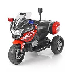 Babyhug Battery Operated Three Wheel Ride on Bike Red | With Music & Lights| Pre-loaded Music with USB & AUX| Easy to Assemble| Comfortable Seat| Easy to Operate| Rechargeable Battery