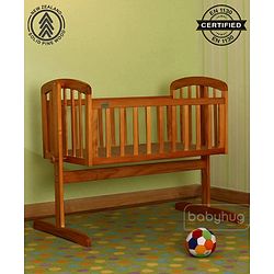 Babyhug Joy Cradle With Mosquito Net - Natural