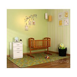Babyhug Joy Cradle With Mosquito Net - Natural