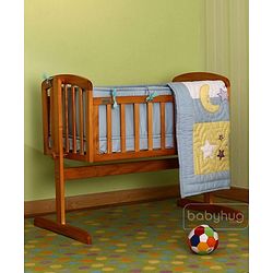 Babyhug Joy Cradle With Mosquito Net - Natural